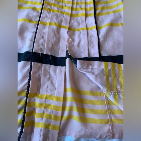 WOO to the WU! Jason Wu for Target plaid button up tie belt stripe dress - Picture 11 of 13